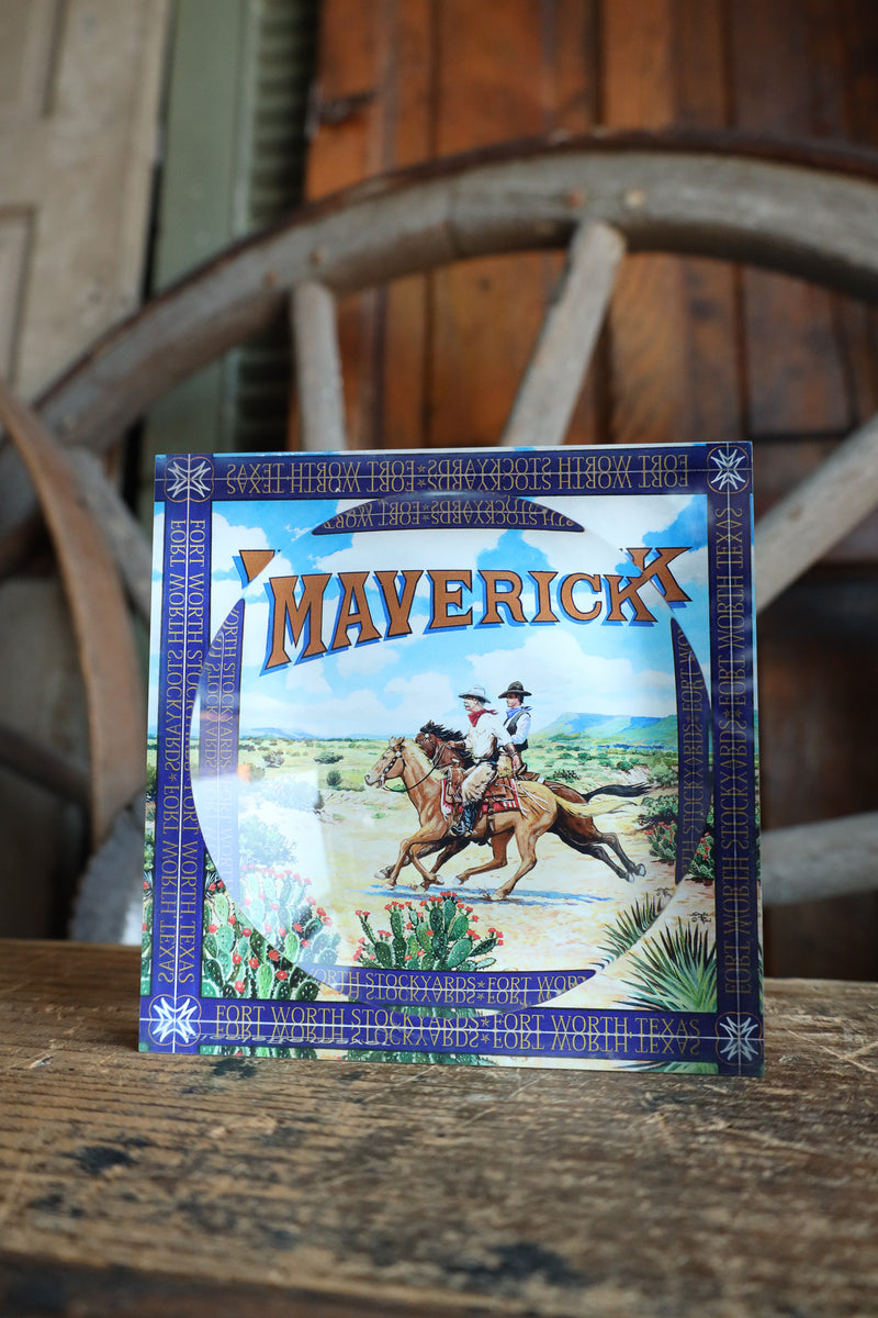 Maverick Exclusive Nicolette Mayer Collection Two Riders Acrylic Candy Catchall Dish