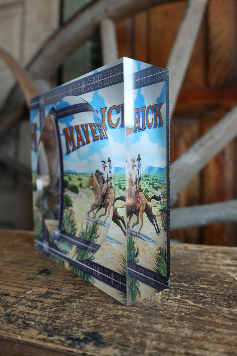 Maverick Exclusive Nicolette Mayer Collection Two Riders Acrylic Candy Catchall Dish