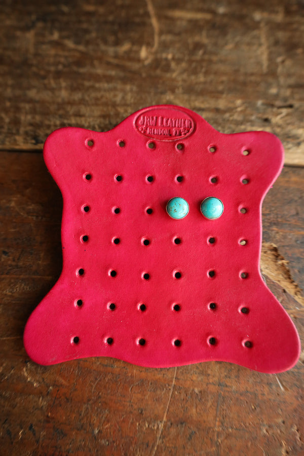 JRW Leather Earring Holder- Red
