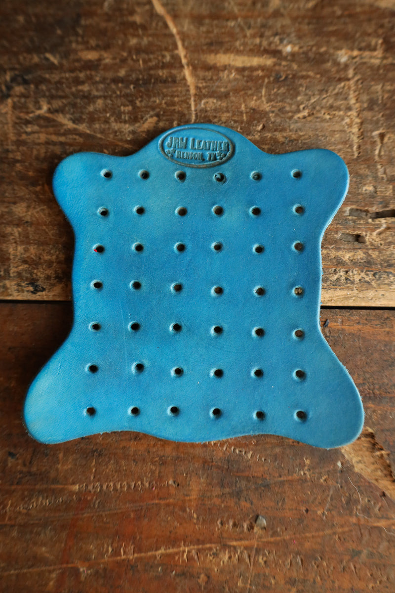JRW Leather Earring Holder- Blue