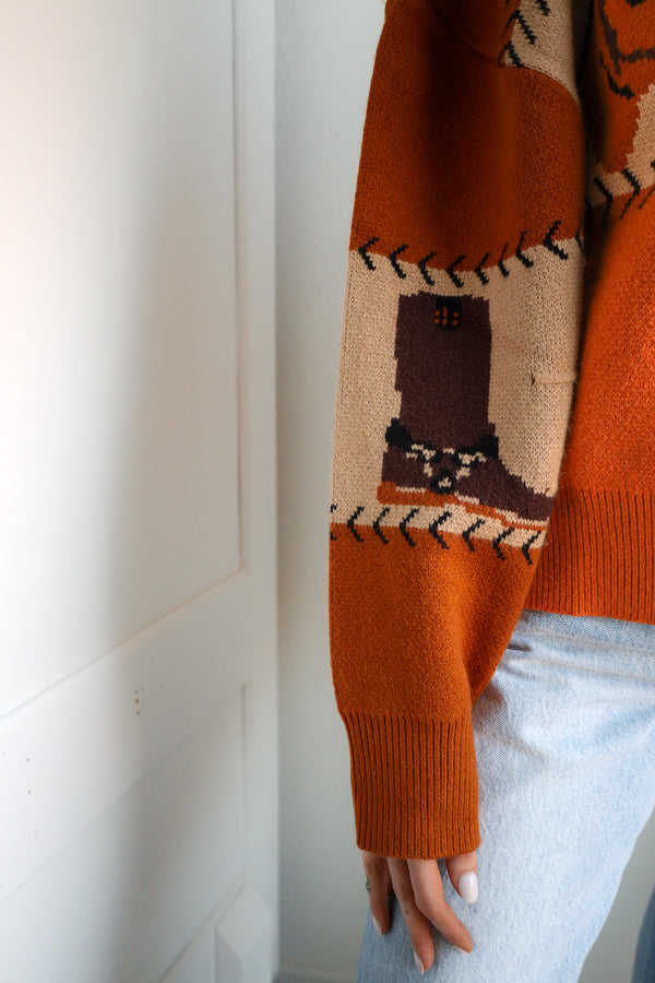 THML Clothing Horse Head Sweater  