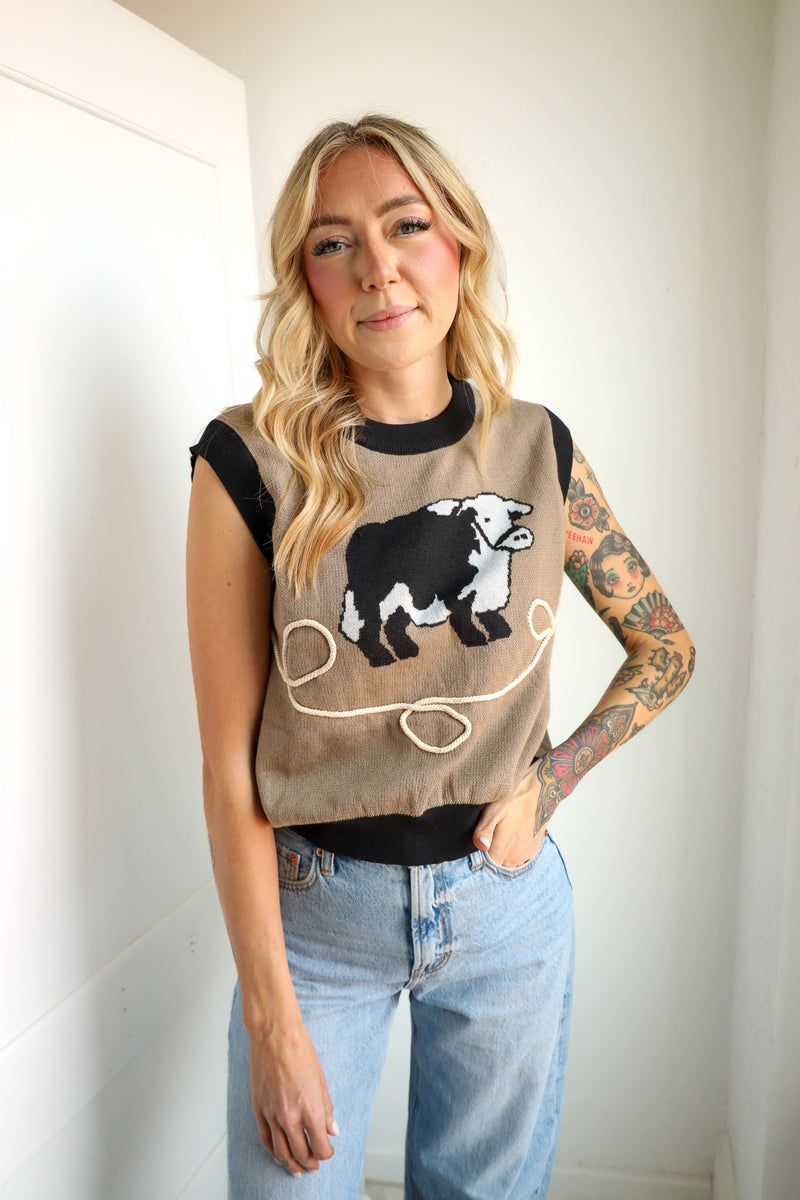 2 Fly Co. Bull Nettle Knit Sweater Vest 