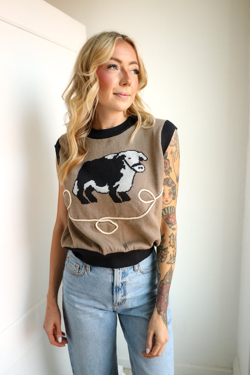 2 Fly Co. Bull Nettle Knit Sweater Vest 