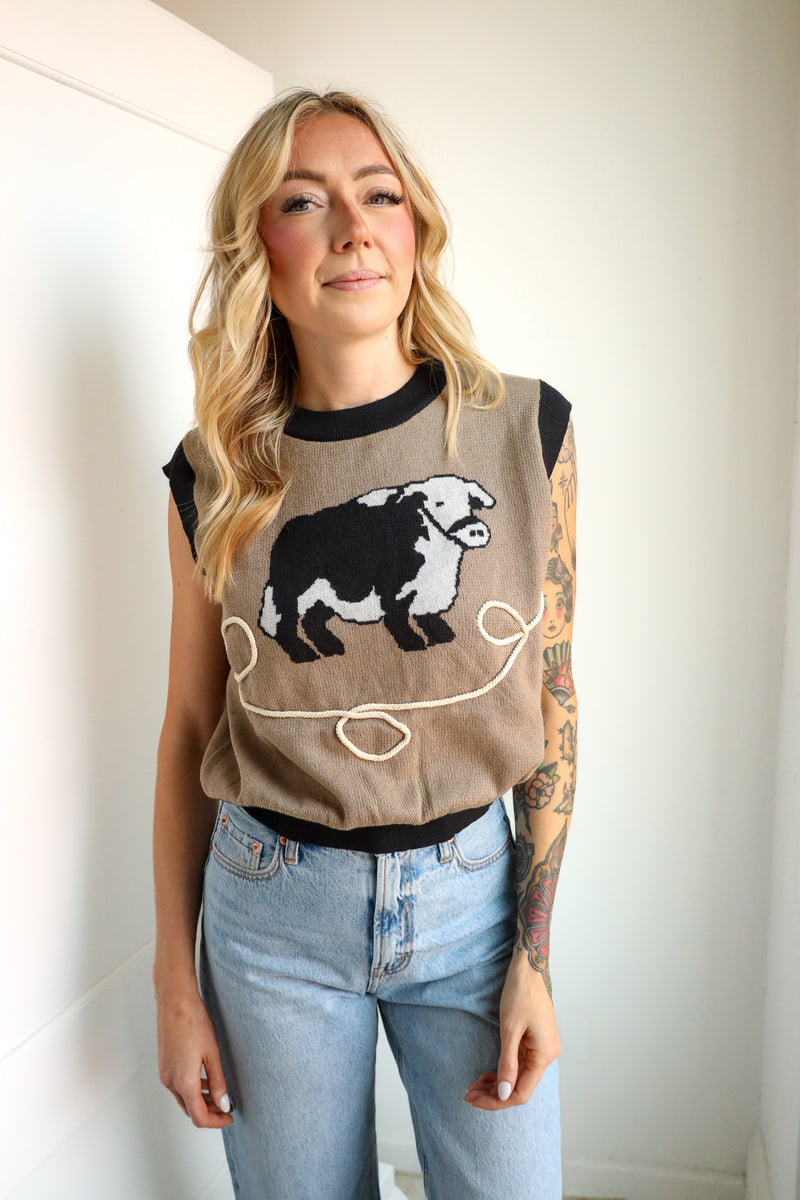 2 Fly Co. Bull Nettle Knit Sweater Vest 