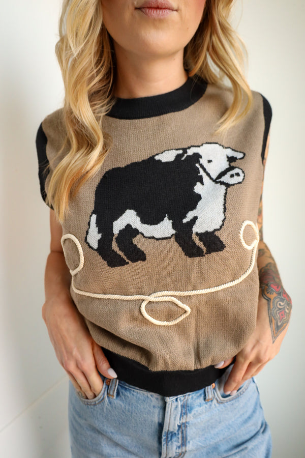 2 Fly Co. Bull Nettle Knit Sweater Vest 