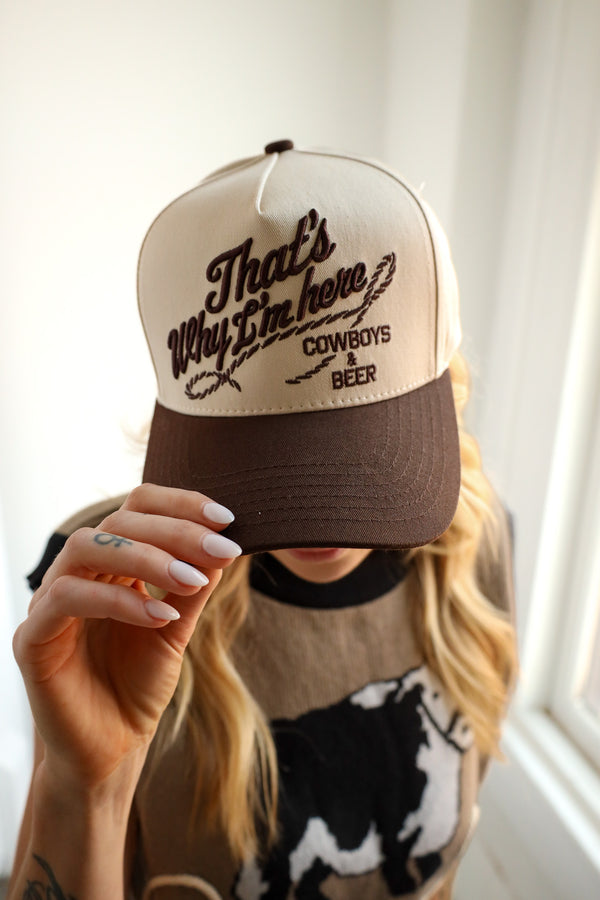 That's Why I'm Here Trucker Cap 