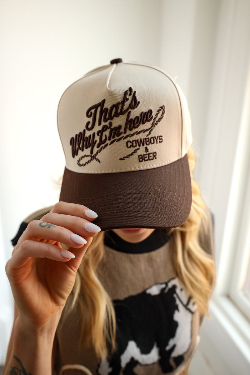 That's Why I'm Here Trucker Cap 
