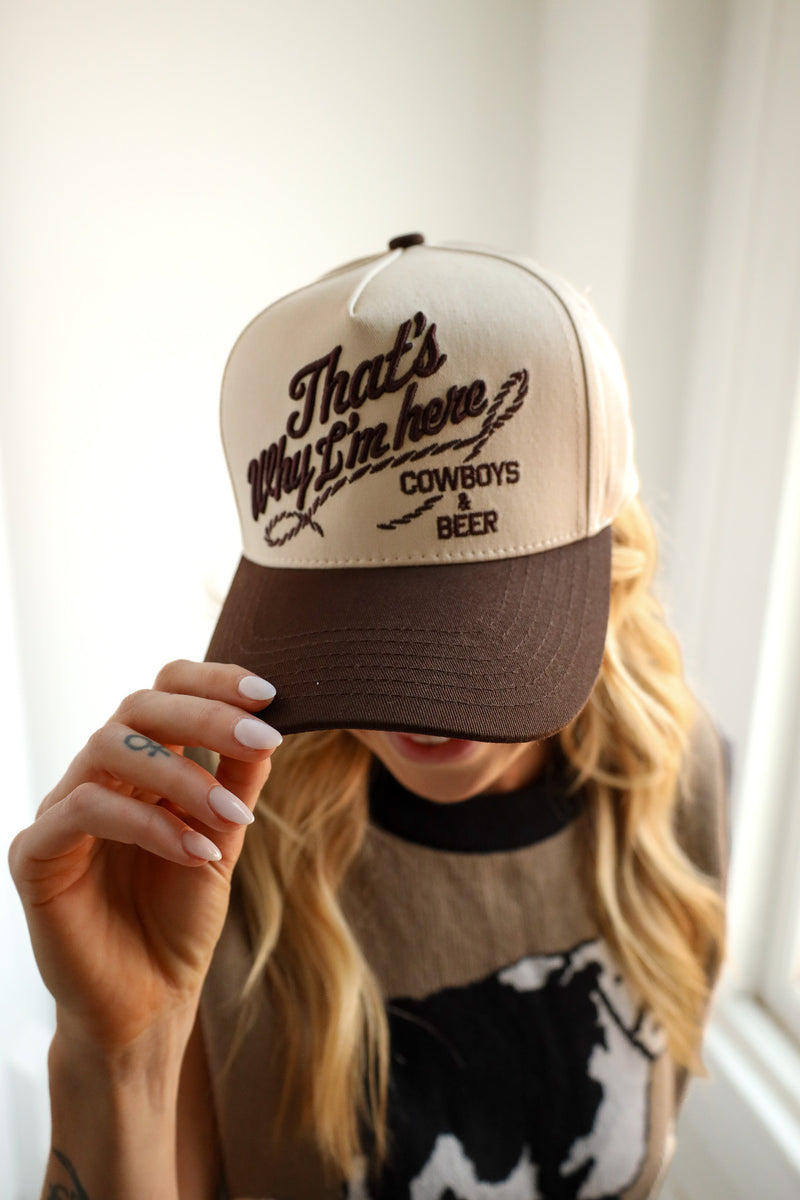 That's Why I'm Here Trucker Cap 