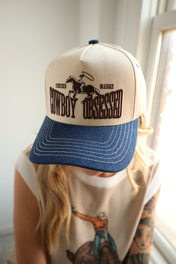 Cowboy Obsessed Trucker Cap 
