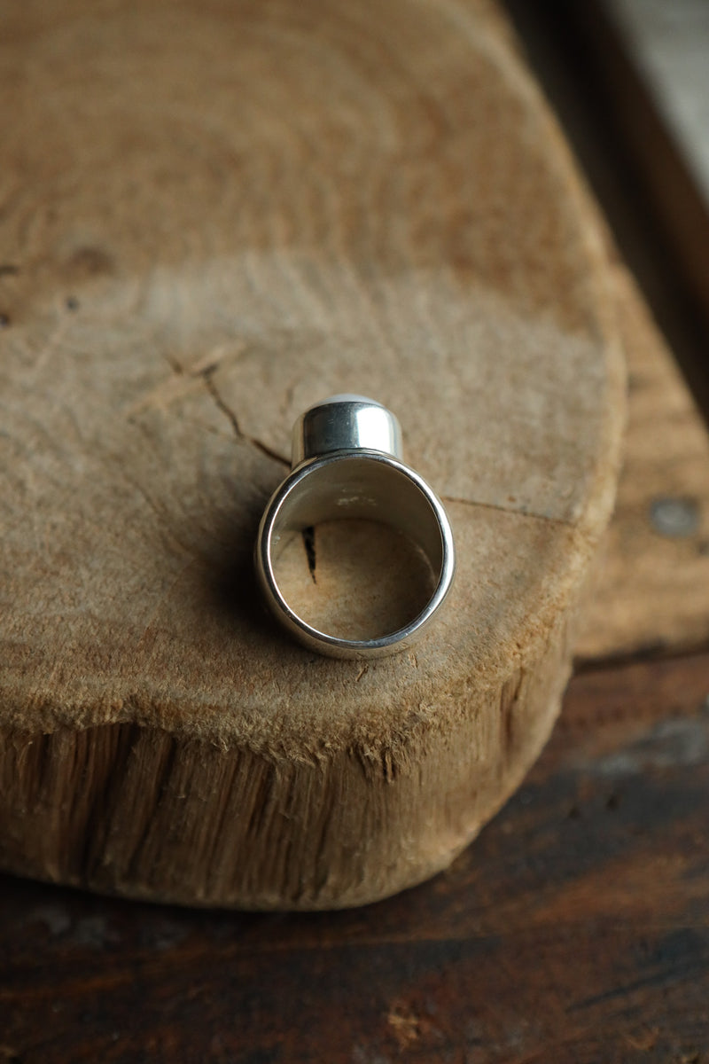 Richard Schmidt Pearl Standout Dome Ring- Size 9