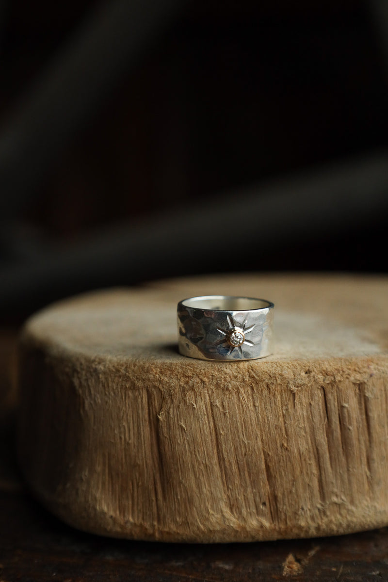 Richard Schmidt Diamond Rays Ring- Size 8