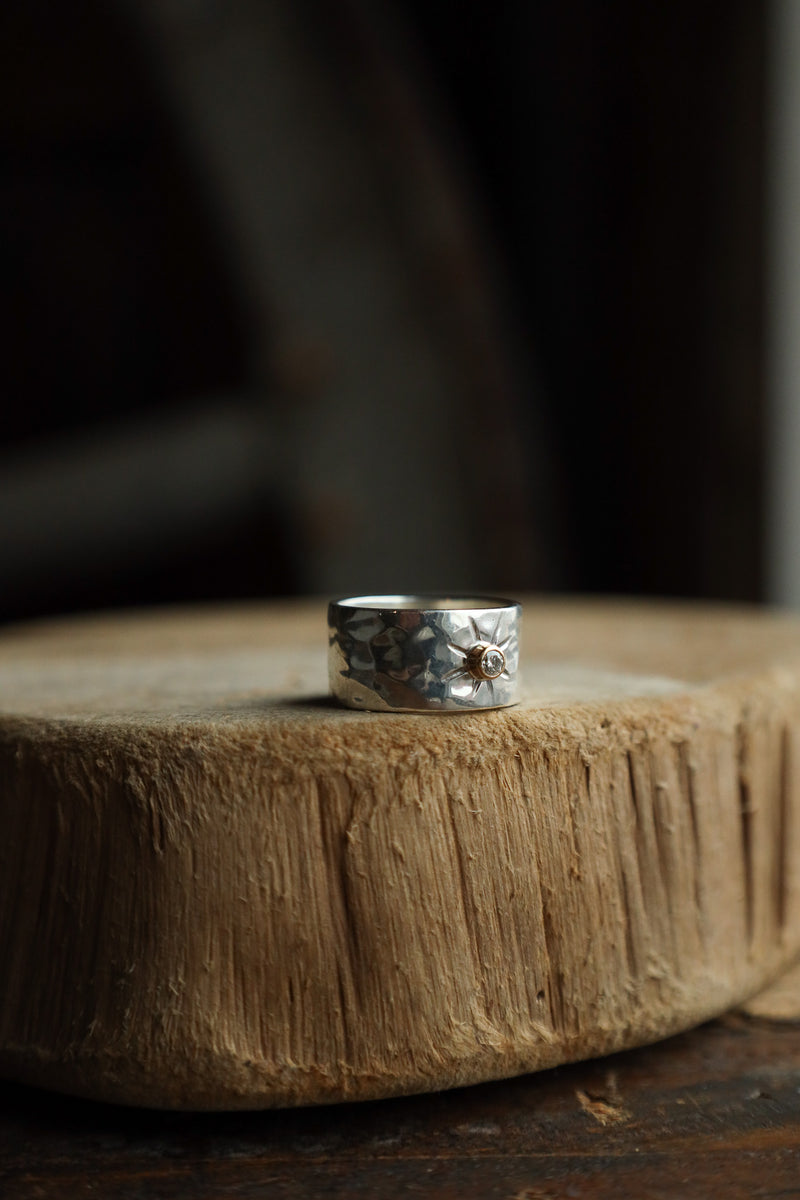 Richard Schmidt Diamond Rays Ring- Size 8