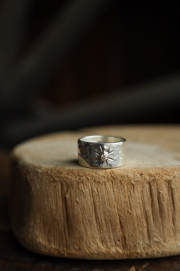 Richard Schmidt Diamond Rays Ring- Size 8