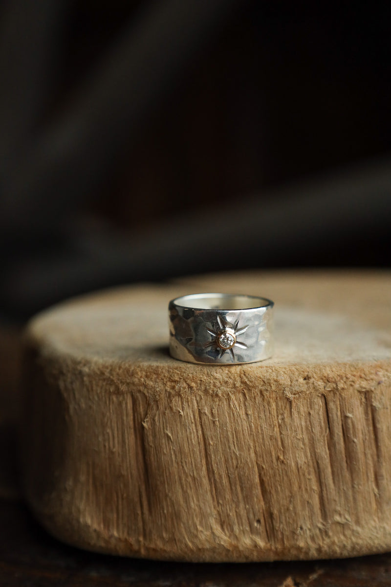 Richard Schmidt Diamond Rays Ring- Size 8