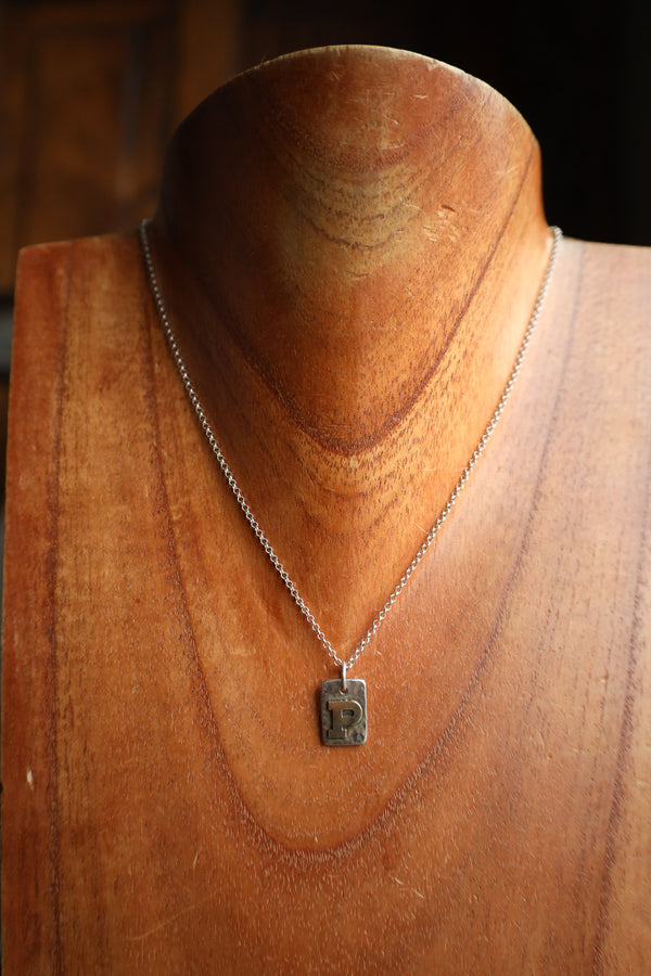 Richard Schmidt P Initial 16" Necklace
