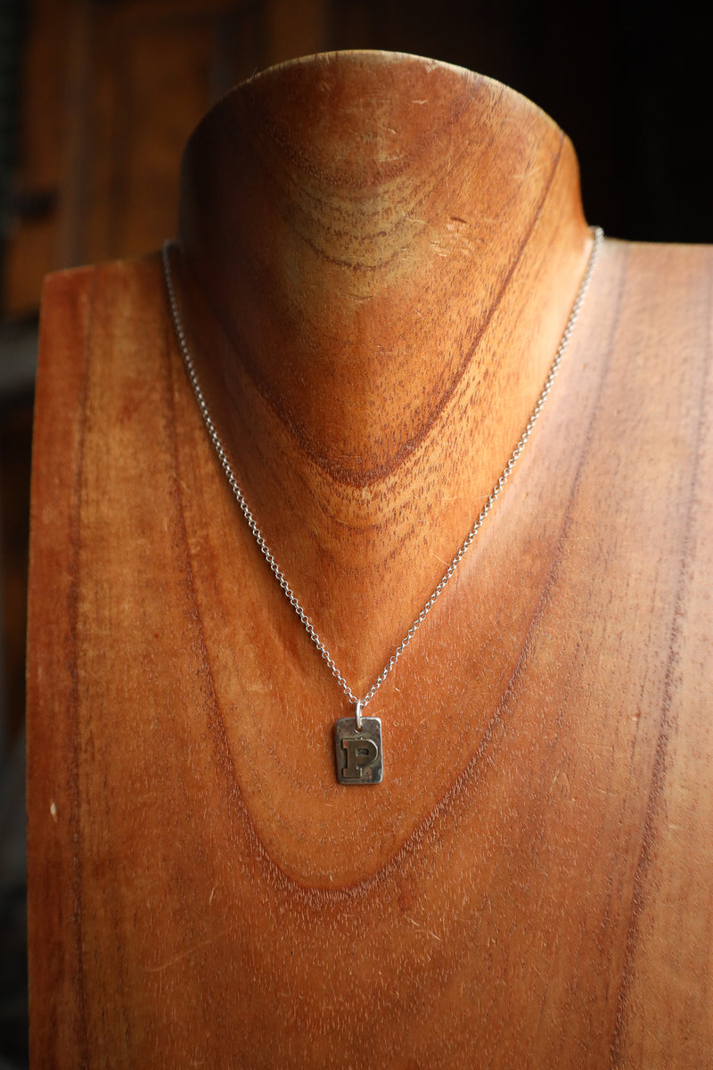 Richard Schmidt P Initial 16" Necklace