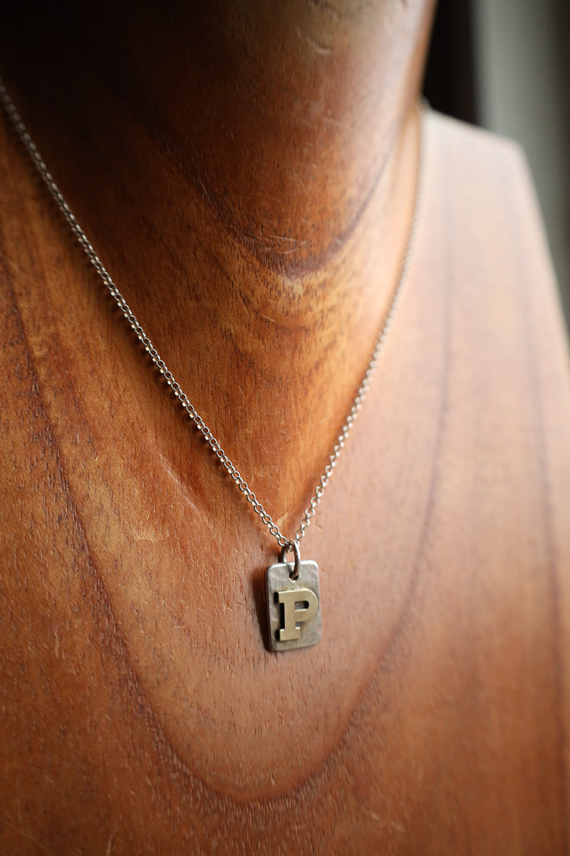 Richard Schmidt P Initial 16" Necklace