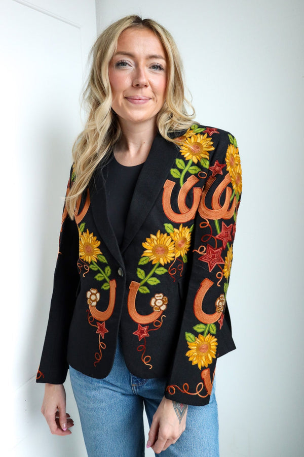 American Darling Sunflowers & Horseshoes Jacket