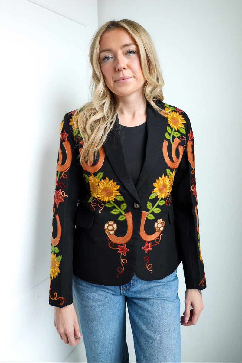 American Darling Sunflowers & Horseshoes Jacket