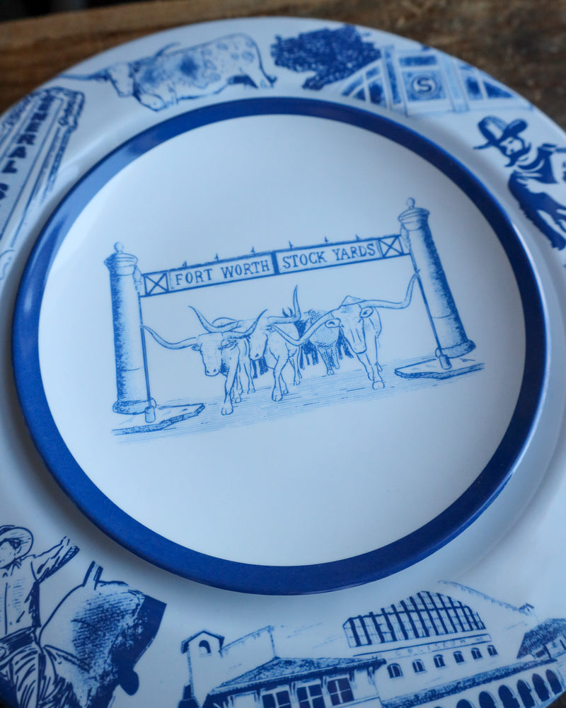 Maverick Exclusive Cattle Drive Blue Custom Plate – Maverick Fine ...