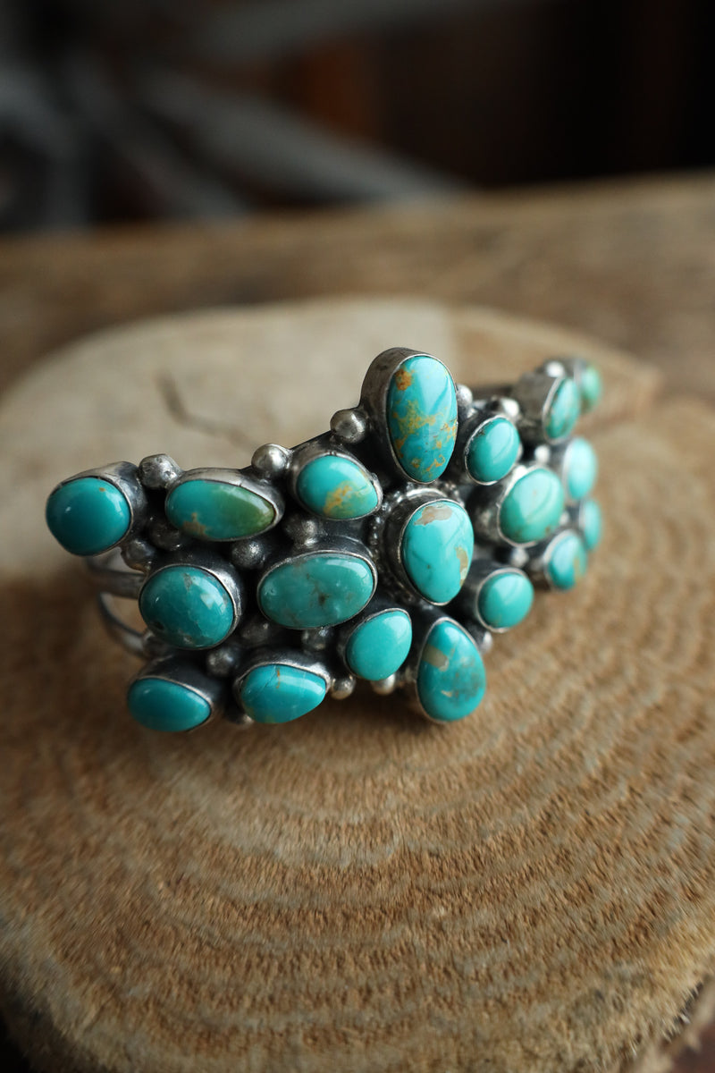 19 Turquoise Stone Cuff Bracelet