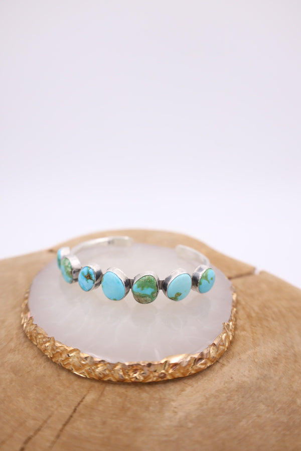 Blue Green Turquoise Tipsy Cuff