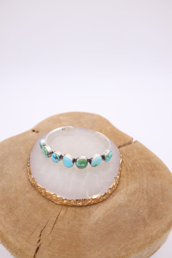Blue Green Turquoise Tipsy Cuff