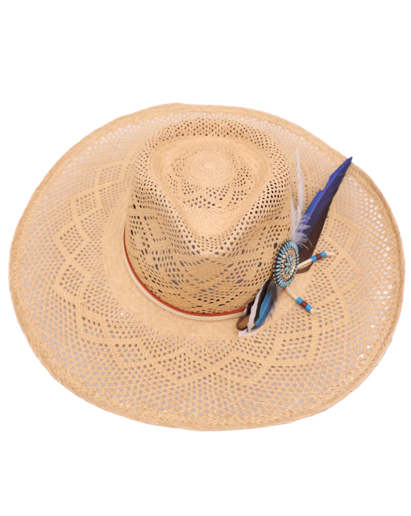DONNA MARIE LARGE ZUNI CONCHO HAT
