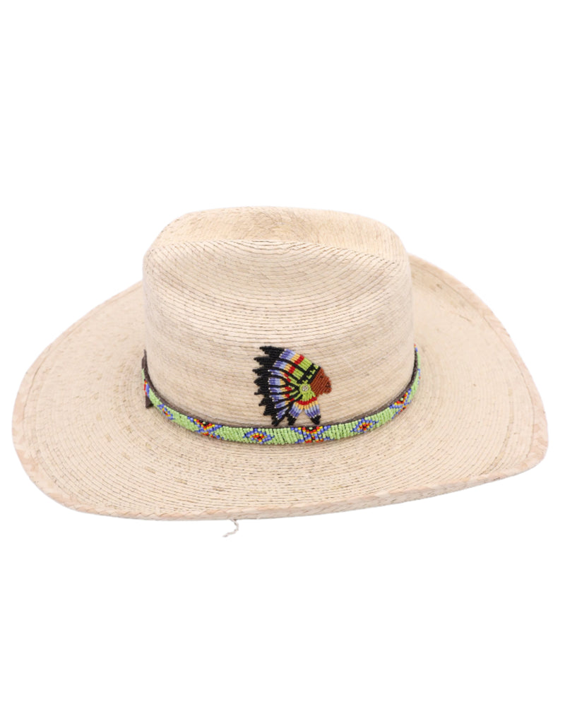 DONNA MARIE CHIEF HAND BEADED HAT 