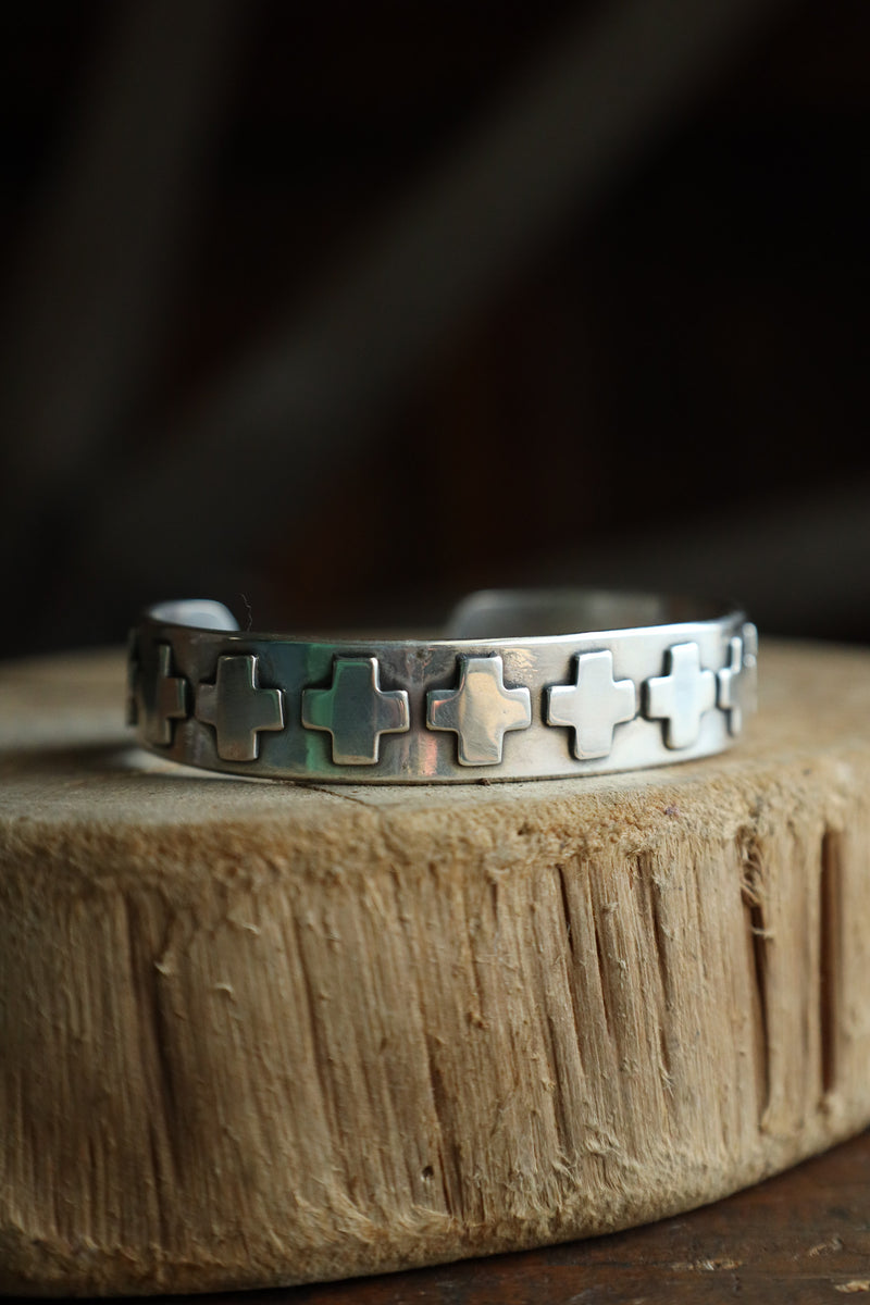 Peyote Bird Dennis Hogan Positivity Crosses Cuff 