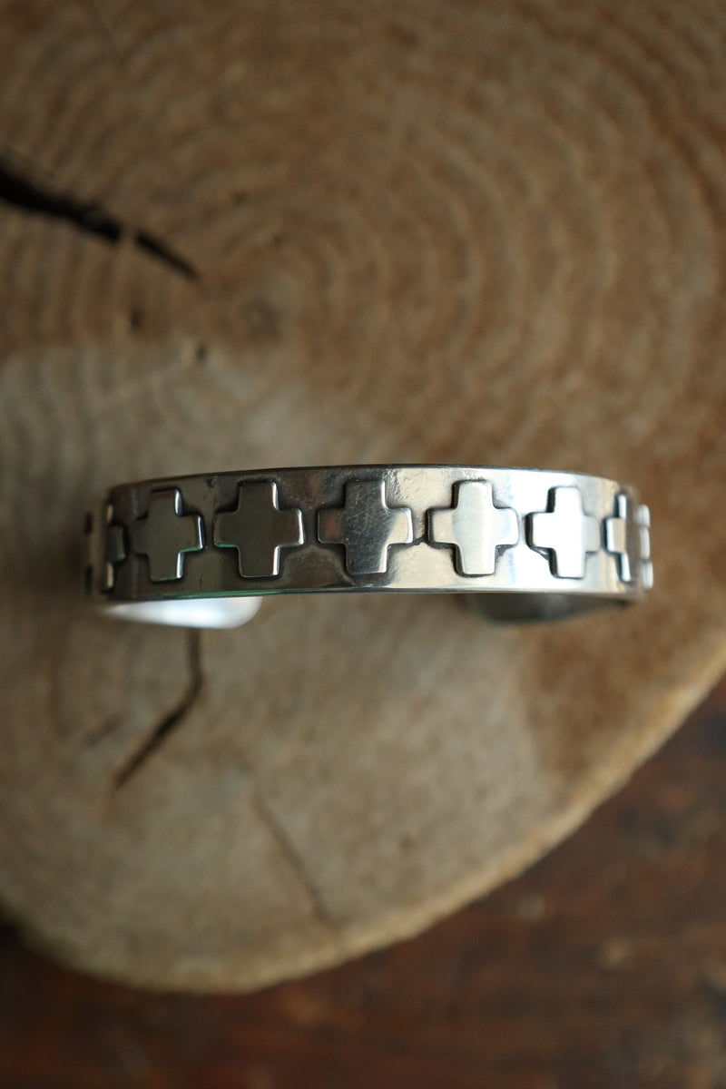 Peyote Bird Dennis Hogan Positivity Crosses Cuff 