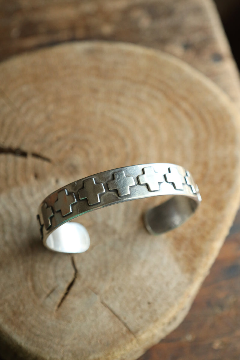 Peyote Bird Dennis Hogan Positivity Crosses Cuff 