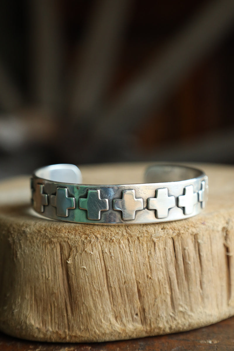 Peyote Bird Dennis Hogan Positivity Crosses Cuff 