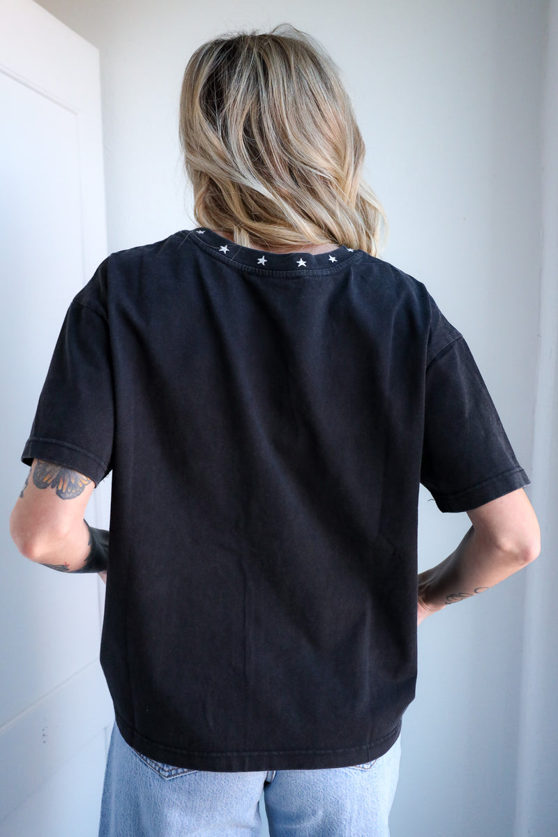Eesome Snow Washed Western Inspired Tee