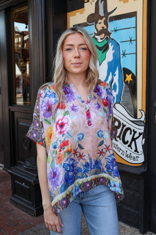 JOHNNY WAS LOUELLA BLOUSE DECO