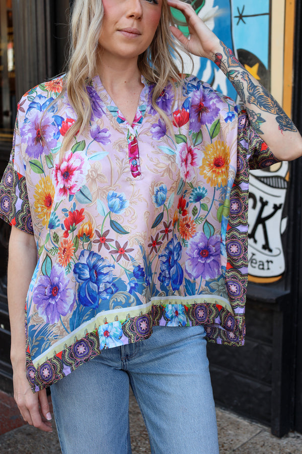 JOHNNY WAS LOUELLA BLOUSE DECO