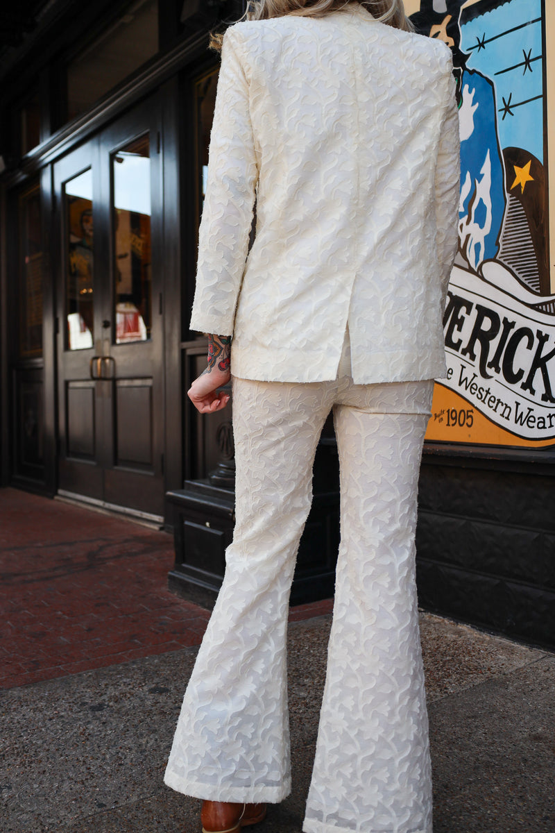 ODETTE WHITE LACE PANT