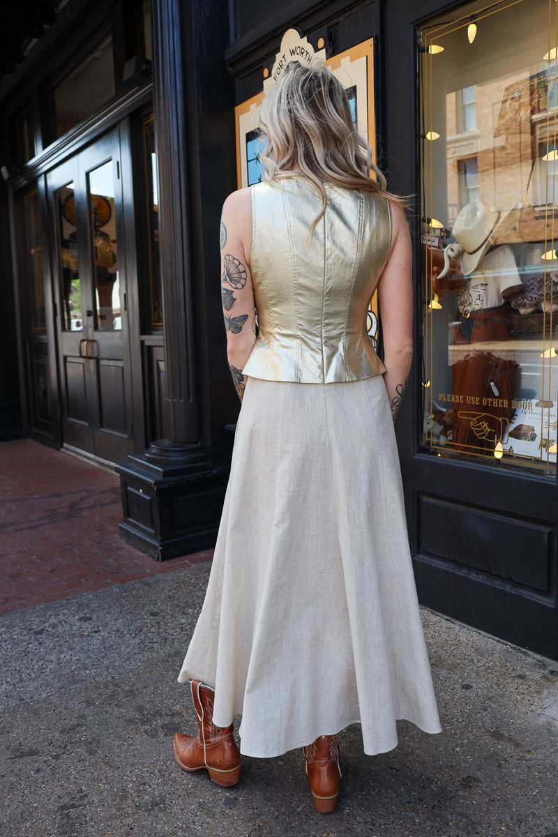 MADE IN STUDIO MARTEL MAXI DRESS