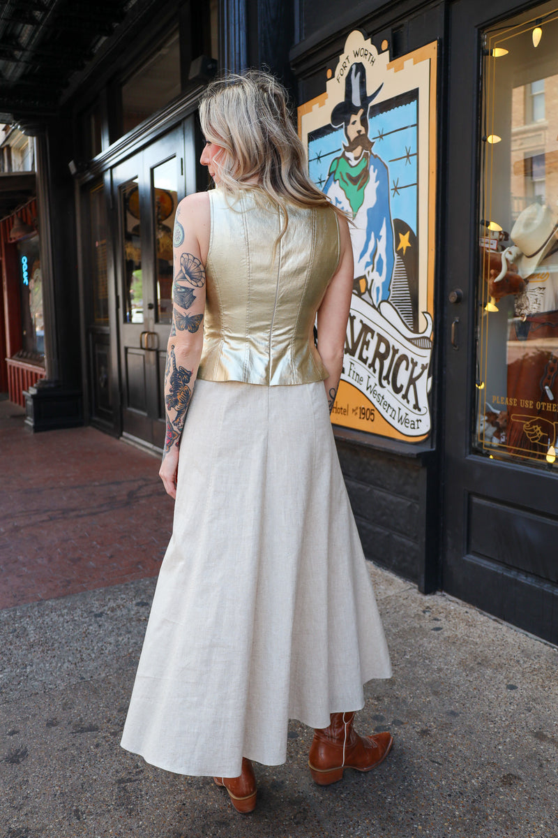 MADE IN STUDIO MARTEL MAXI DRESS