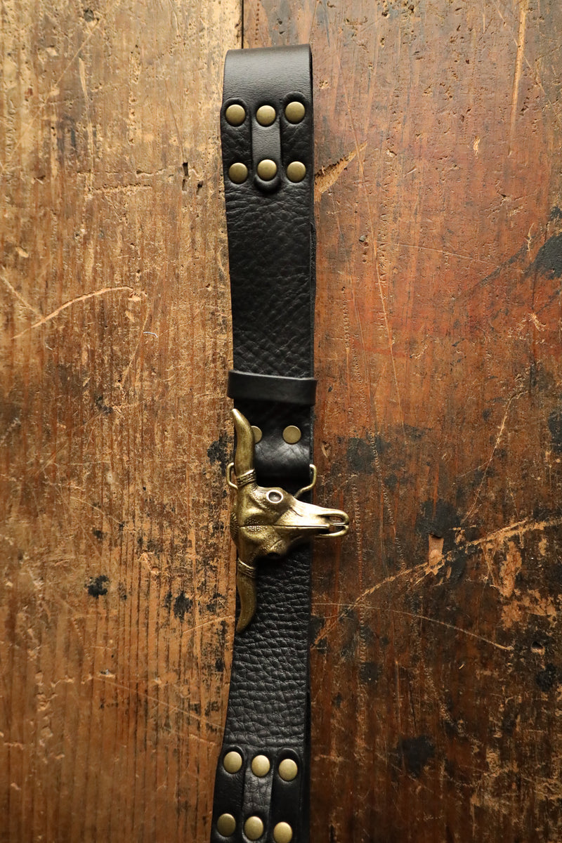 KIM WHITE STEER BELT