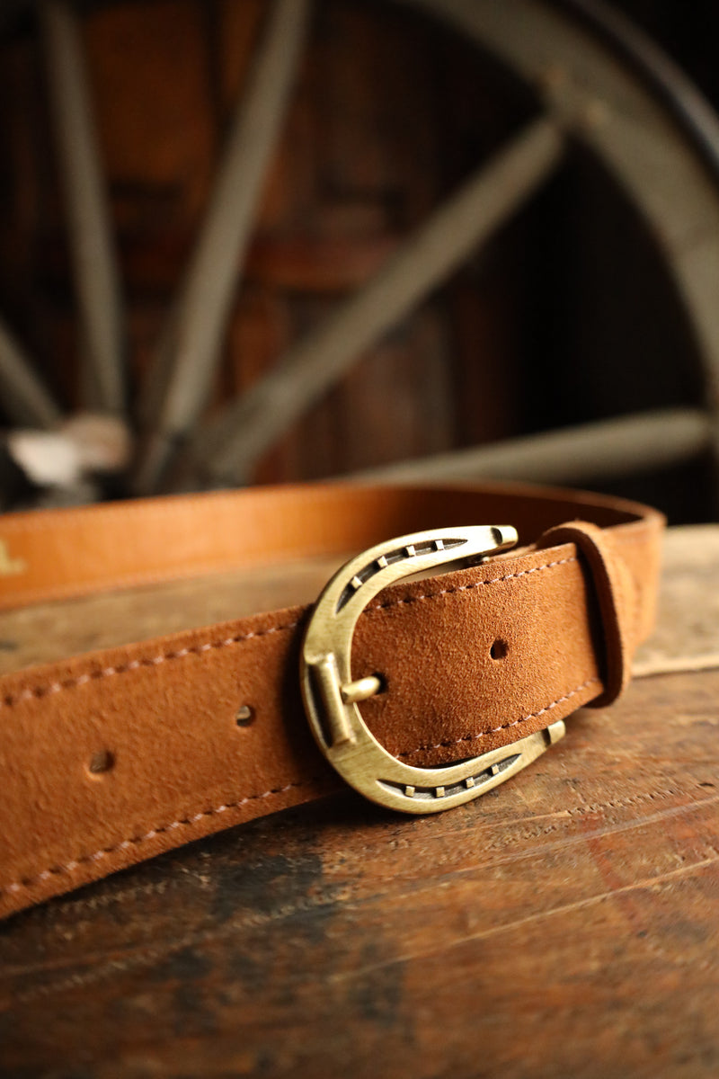 KIM WHITE HORSESHOE BELT 