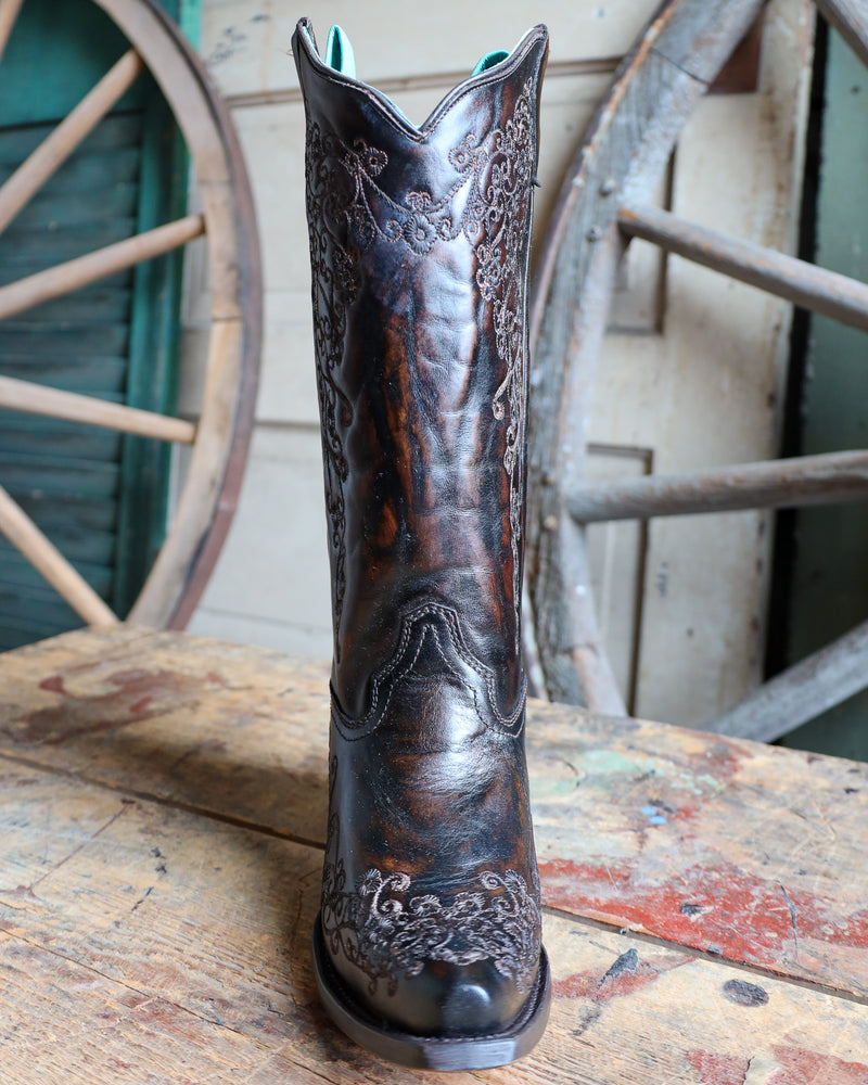 Corral Women's Floral Embroidery Boot