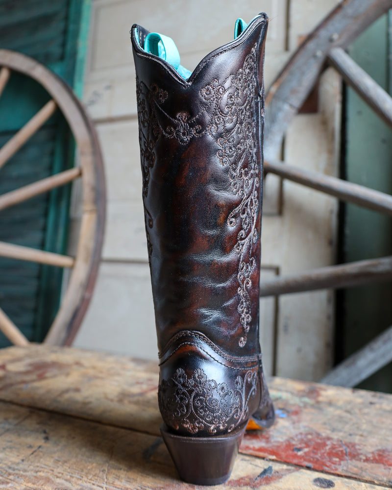 Corral Women's Floral Embroidery Boot