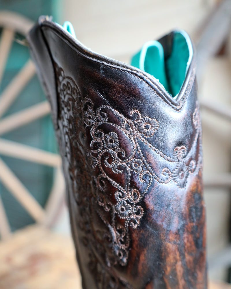 Corral Women's Floral Embroidery Boot