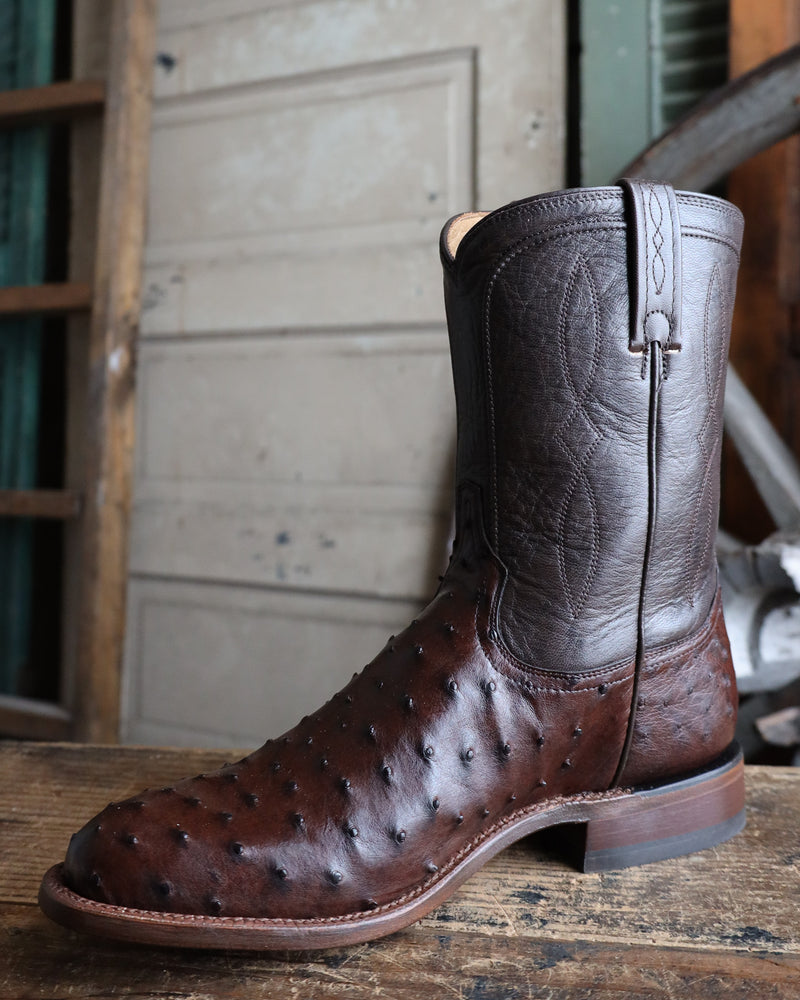 TONY LAMA MONTEREY 10" PULL-ON FULL QUILL WESTERN BOOT