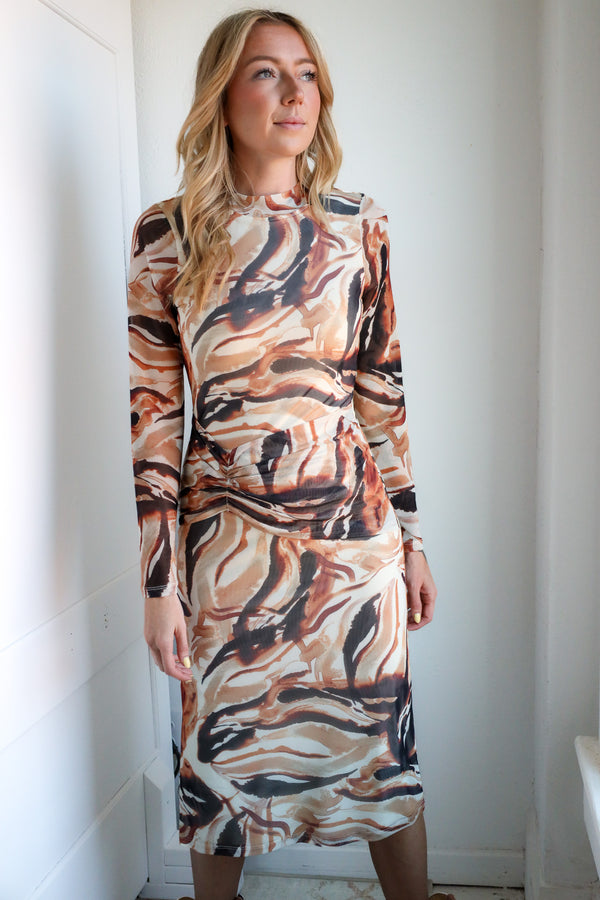 Caballero Collection Dianna Dress in Bushveld Haze Tan