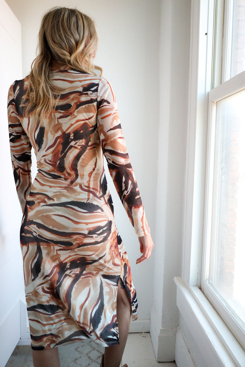 Caballero Collection Dianna Dress in Bushveld Haze Tan