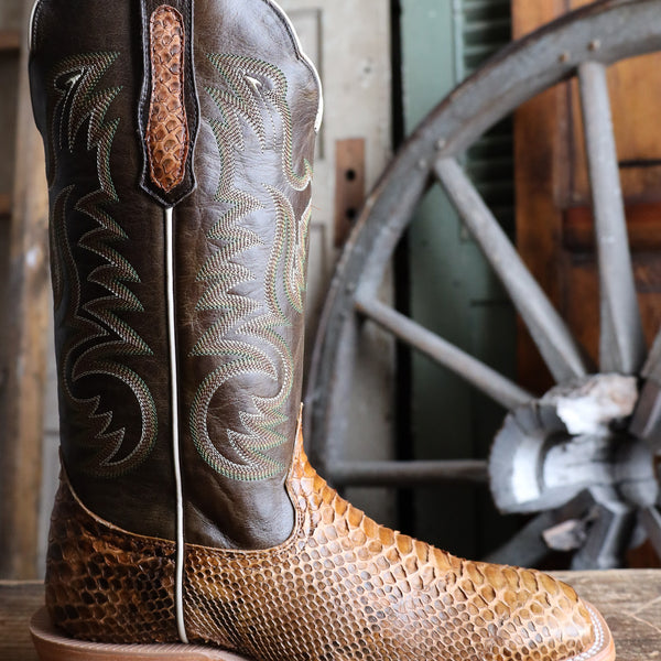 R. WATSON MEN'S SUEDED PYTHON BEIGE 13