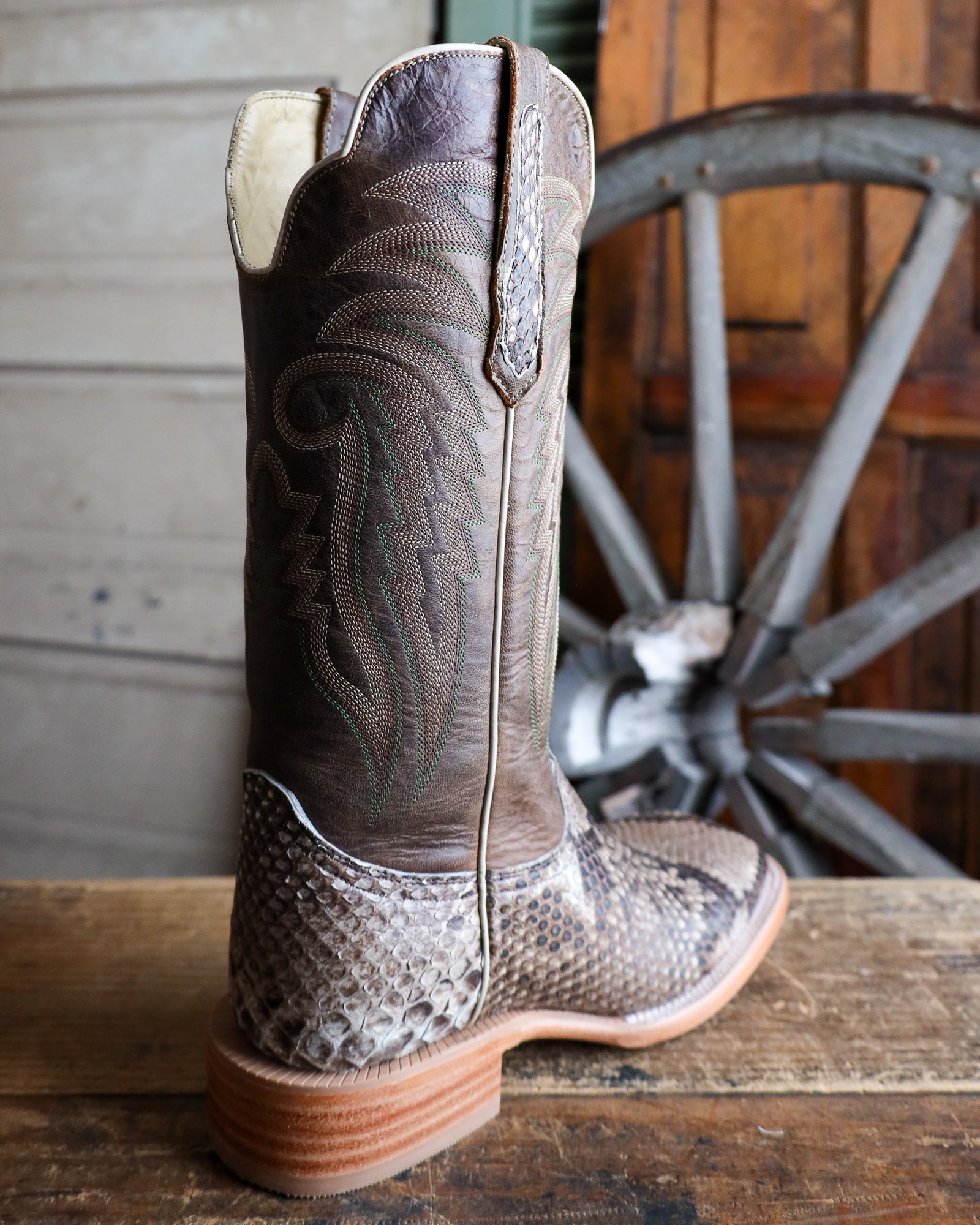 WATSON MEN'S RUSTIC PYTHON BELLY VINTAGE 13