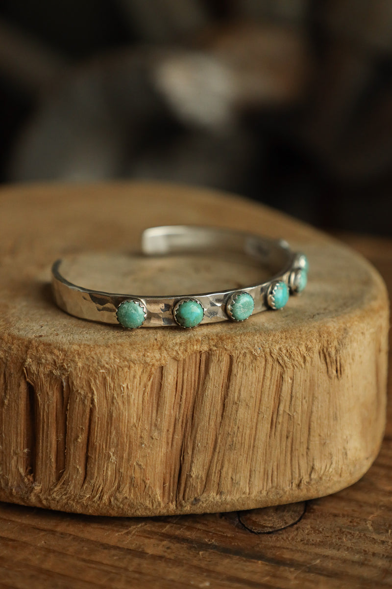 Richard Schmidt 6MM 7 Turquoise Rounds Cuff 